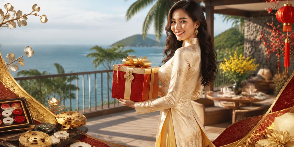 Người chơi tại Buôn Ma Thuột trong trang phục áo dài tham gia card game trực tuyến có trách nhiệm